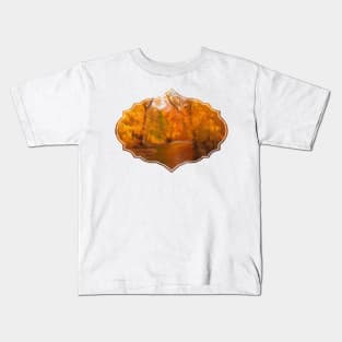 New England Autumn in the Woods Kids T-Shirt